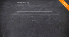 Desktop Screenshot of brainpicking.org